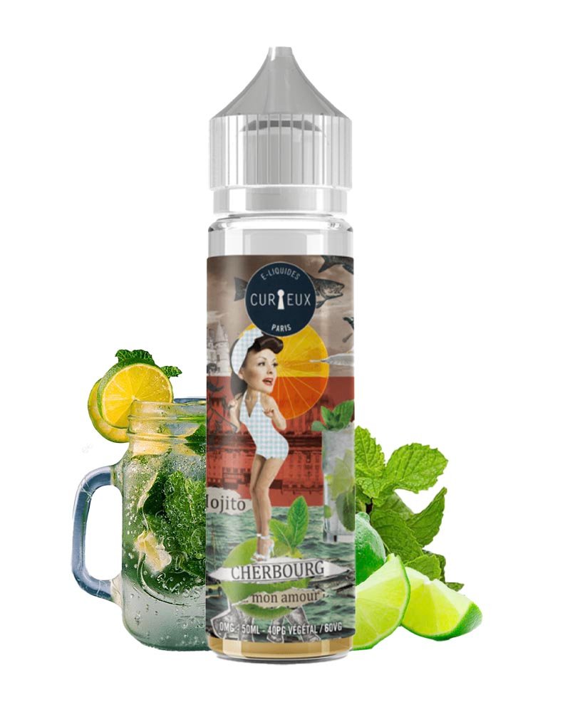 e-liquide-curieux-boisson-fruite-chergourg-mon-amour-mojito-citron-vert-cassonade-menthe-50-ml-40-60-0-mg CHERBOURG MON AMOUR - CURIEUX 50ML – Image 1