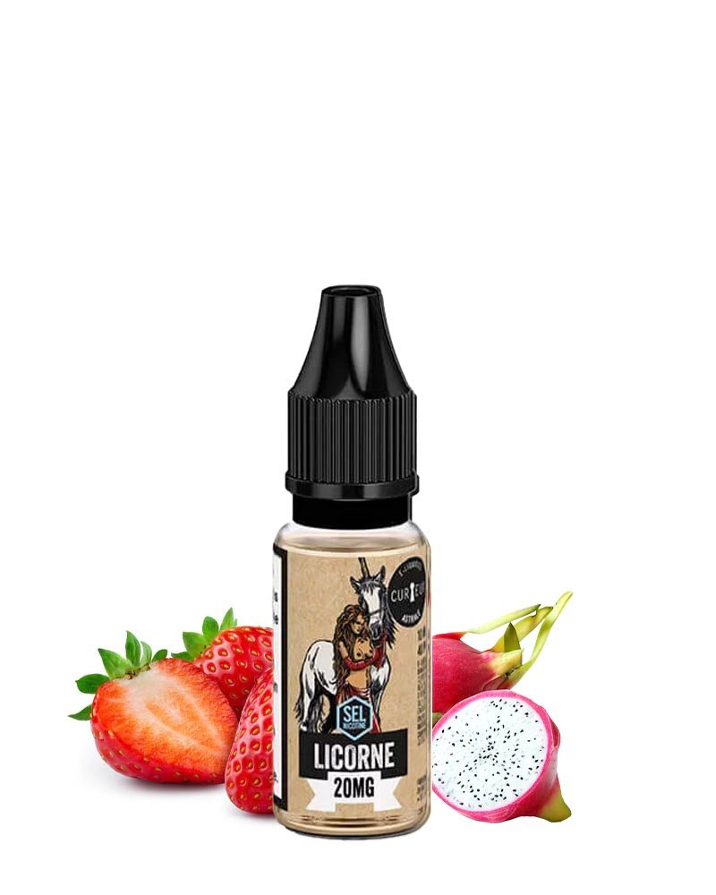 e-liquide-curieux-fruite-frais-sel-nicotine-licorne-fraise-fruit-dragon-40-60-10-ml-10-20-mg LICORNE SALT - CURIEUX 10ML – Image 1