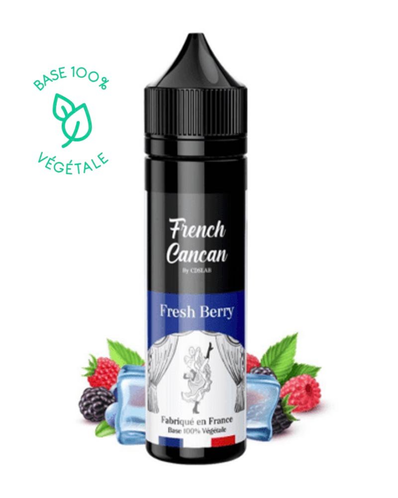 e-liquide-french-cancan-frais-fruite-fresh-berry-fruits-rouges-menthole-50-50-30-ml-0-mg FRESH BERRY - FRENCH CANCAN 30ML – Image 1