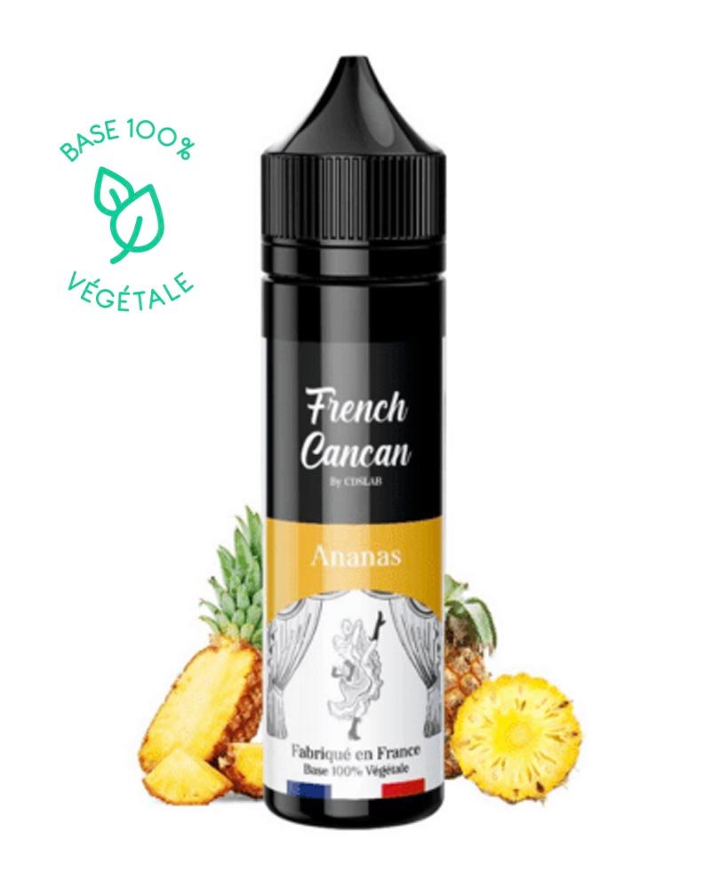 e-liquide-french-cancan-fruite-ananas-50-50-30-ml-0-mg ANANAS - FRENCH CANCAN 30ML – Image 1