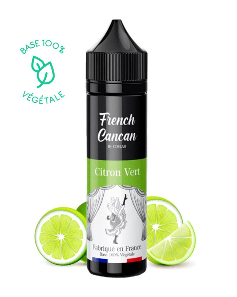 e-liquide-french-cancan-fruite-citron-vert-acidulee-50-50-30-ml-0-mg CITRON VERT - FRENCH CANCAN 30ML – Image 1