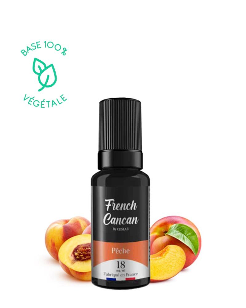 e-liquide-french-cancan-fruite-peche-blanche-50-50-10-ml-3-6-12-18-mg PECHE - FRENCH CANCAN 10ML – Image 1