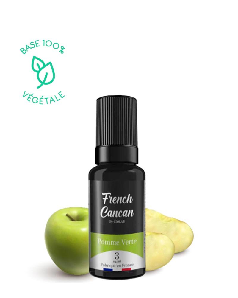 e-liquide-french-cancan-fruite-pomme-verte-acidulee-50-50-10-ml-3-6-12-18-mg POMME VERTE - FRENCH CANCAN 10ML – Image 1
