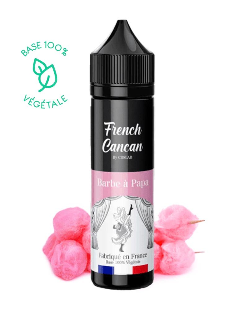 e-liquide-french-cancan-gourmand-barbe-papa-50-50-30-ml-0-mg BARBE A PAPA - FRENCH CANCAN 30ML – Image 1