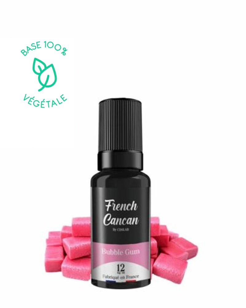 e-liquide-french-cancan-gourmand-bubble-gum-fraise-acidulee-50-50-10-ml-3-6-12-18-mg BUBBLE GUM - FRENCH CANCAN 10ML – Image 1