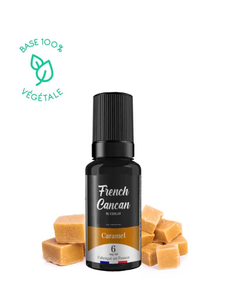 e-liquide-french-cancan-gourmand-caramel-50-50-10-ml-3-6-12-18-mg CARAMEL - FRENCH CANCAN 10ML – Image 1