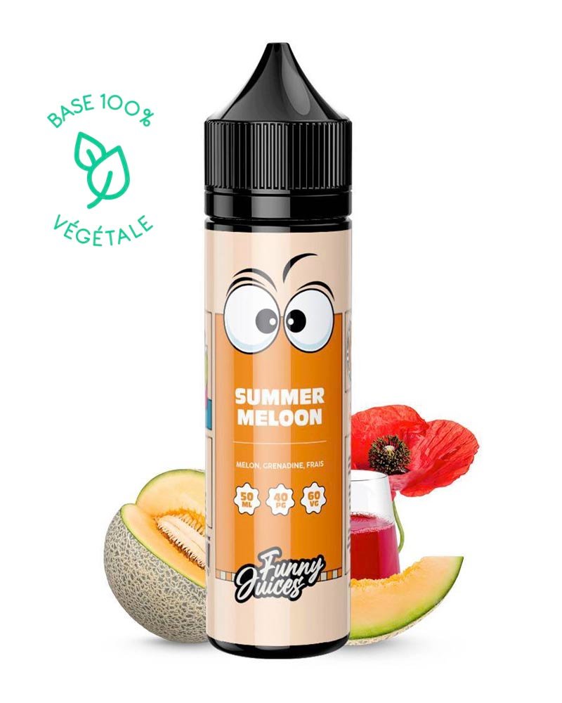 e-liquide-funny-juices-fruite-frais-summer-meloon-melon-grenadine-40-60-50-ml-0-mg SUMMER MELOON - FUNNY JUICES 50ML – Image 1