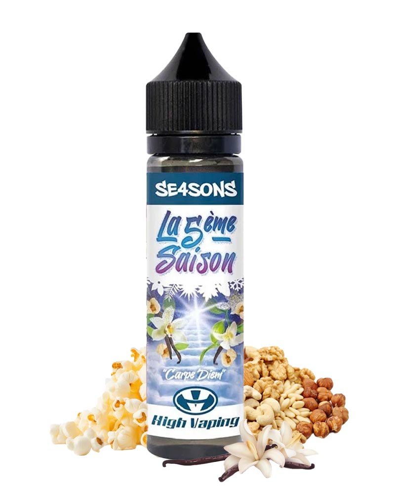 e-liquide-high-vaping-gourmand-la-5-eme-saison-pop-corn-vanille-cachuete-noix-50-ml-50-50-0-mg LA 5EME SAISON - HIGH VAPING 50ML – Image 1