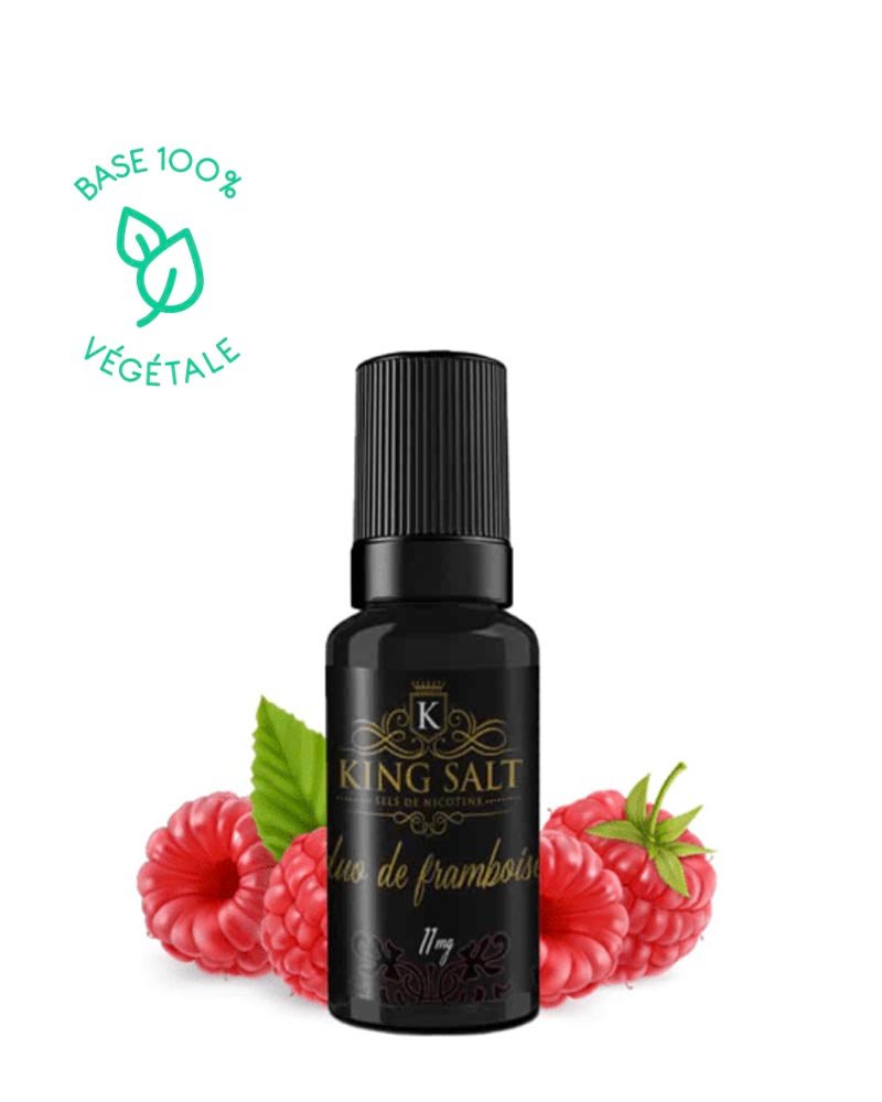e-liquide-king-salt-fruite-duo-framboise-sucree-50-50-10-ml-11-19-6-mg DUO DE FRAMBOISES - KING SALT 10ML – Image 1