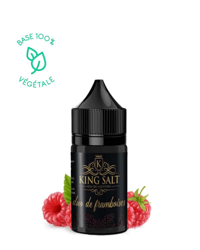 e-liquide-king-salt-fruite-duo-framboise-sucree-50-50-20-ml-0-mg DUO DE FRAMBOISES - KING SALT 20ML – Image 1