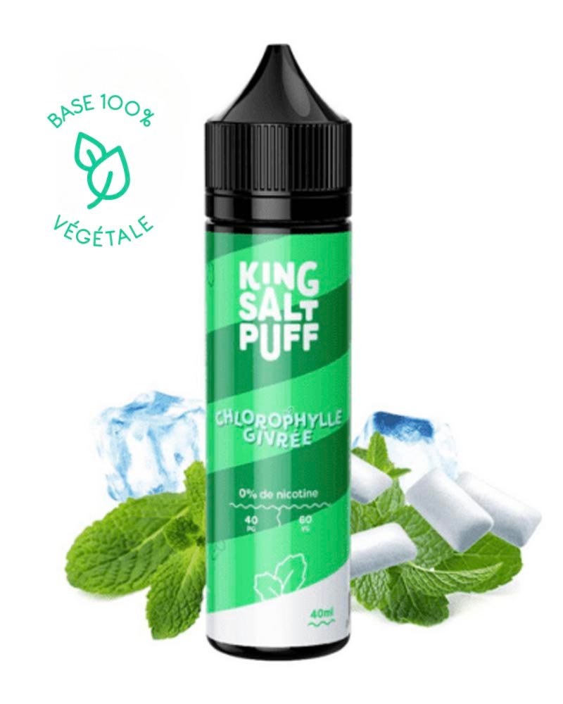 e-liquide-king-salt-puff-frais-chlorophylle-givree-menthe-40-60-40-ml-0-mg CHLOROPHYLLE GIVREE - KING SALT PUFF 40ML – Image 1