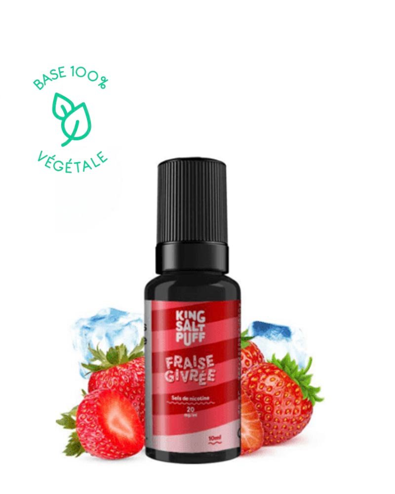 e-liquide-king-salt-puff-frais-fruite-fraise-givree-50-50-10-ml-10-20-mg FRAISE GIVREE - KING SALT PUFF 10ML – Image 1