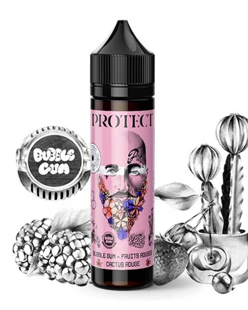 e-liquide-protect-fruite-bubblegum-fruits-rouges-cactus-40-60-50-ml-0-mg BUBBLE GUM FRUITS ROUGES CACTUS ROUGE - PROTECT 50ML – Image 1