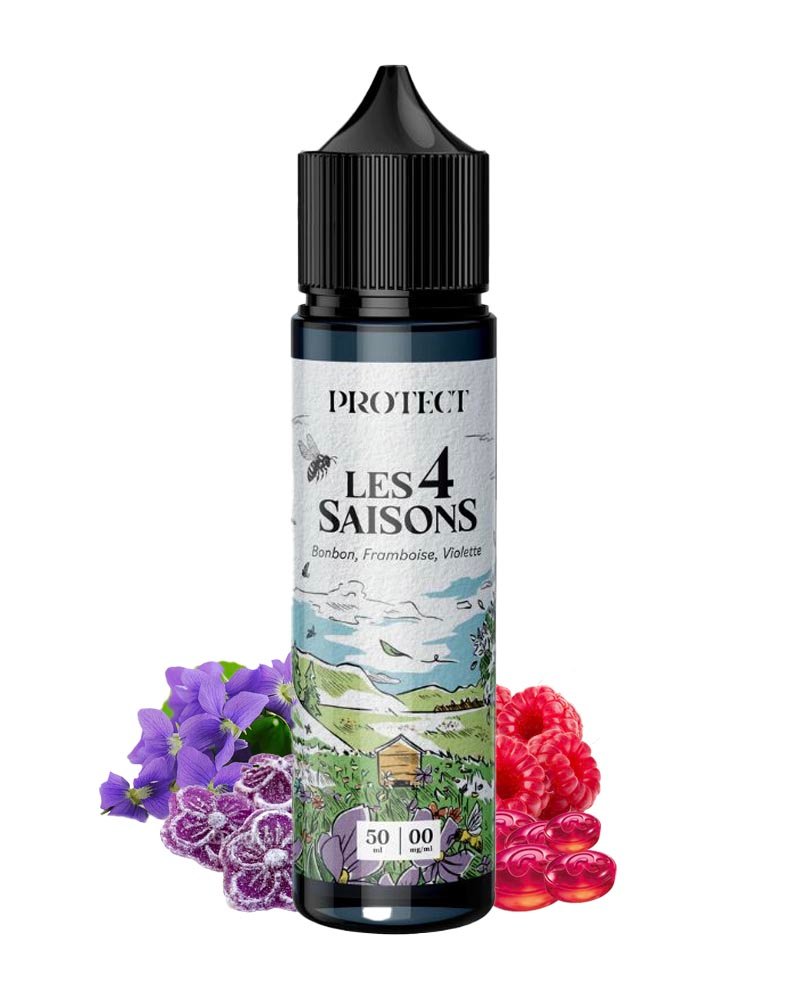 e-liquide-protect-fruite-gourmand-4-saisons-bonbon-framboise-violette-40-60-50-ml-0-mg BONBON FRAMBOISE VIOLETTE - LES 4 SAISONS PROTECT 50ML – Image 1