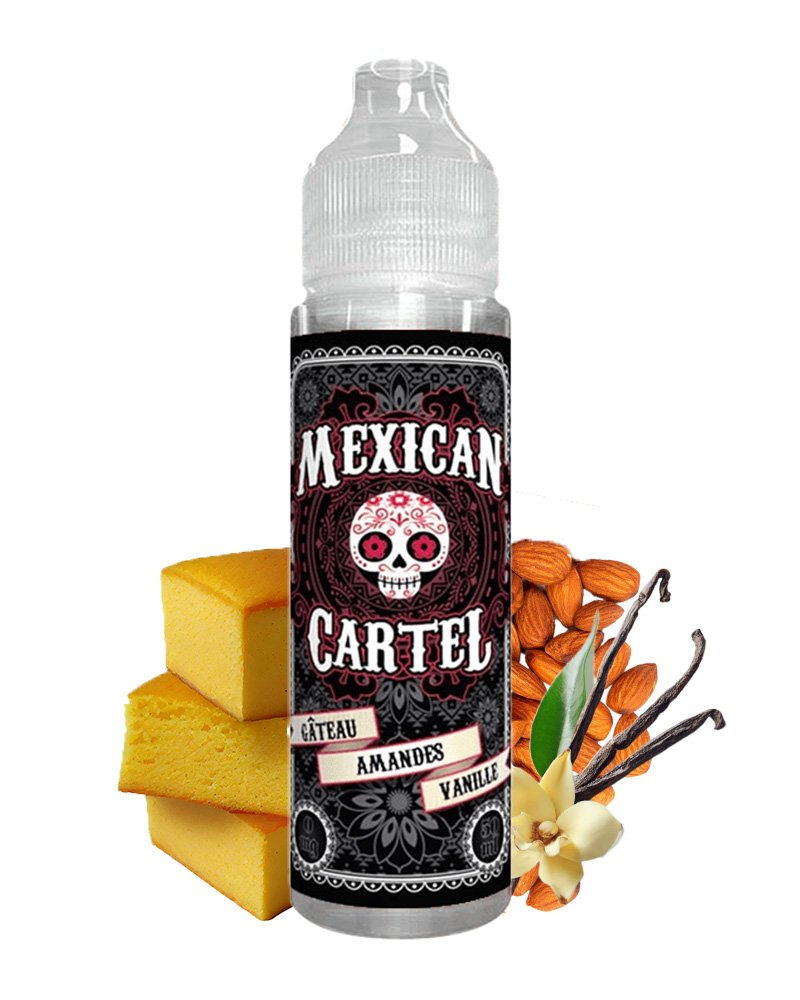 E-liquide-mexican-cartel-gourmand-gateau-amandes-vanille-50-ml GÂTEAU AMANDES VANILLE - MEXICAN CARTEL 50ML – Image 1