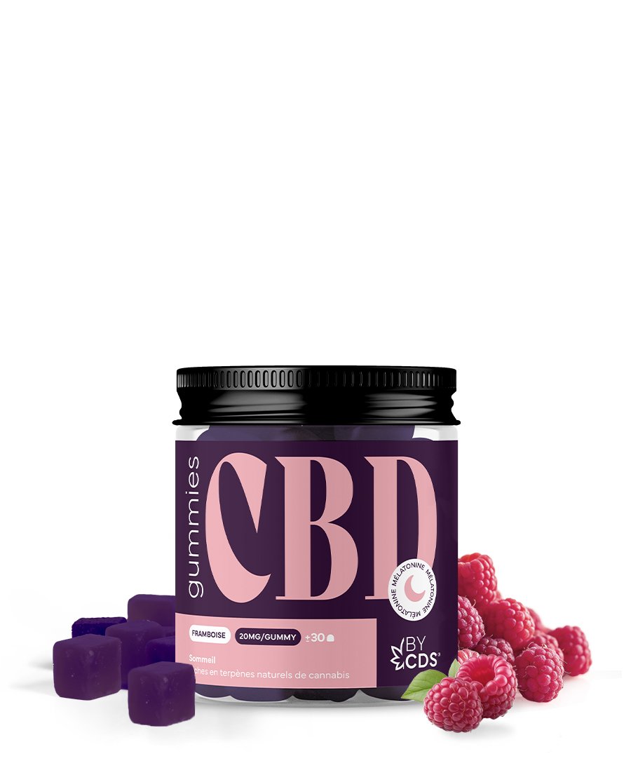 FRAMBOISE GUMMIES CBD & MELATONINE SOMMEIL - BY CDS 80G – Image 1