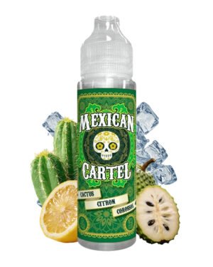 E-liquide Cactus Citron Corossol Mexican Cartel 50ml flacon prêt à booster