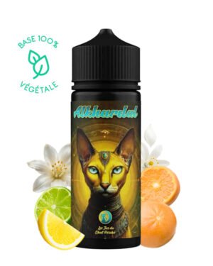 E-liquide Alkhardal Les Jus du Chat Perché 100ml - citron clémentine fleur d'oranger