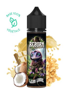 E-liquide Léon Camé Reborn Animal 50ml - céréales chocolat blanc custard noix de coco