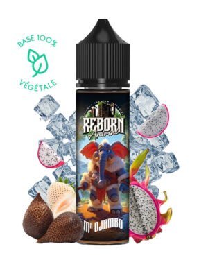 E-liquide Mr Djambo Fresh Reborn Animal 50ml - fraise blanche fruit du dragon fruit du serpent frais