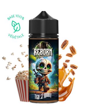 E-liquide Ted 2 Mort Reborn Animal 100ml - pop-corn caramel beurre salé pécan