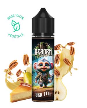 E-liquide Yes Titi Reborn Animal 50ml - tarte flan custard pécan poire