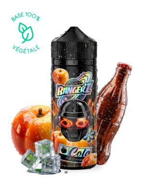 E-liquide Cola Pêche Banger'Z 100ml flacon prêt à booster