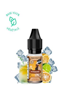 E-liquide Pythagore salt Protect 10ml 20mg- limonade trio de citron frais