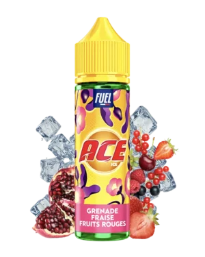 E-liquide Grenade Fraise Fruits Rouges ACE 50 ml, grenade, fraise et fruits rouges frais en 40PG/60VG, prêt à booster
