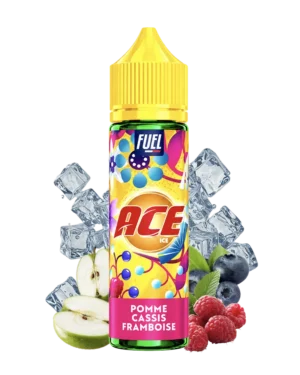 E-liquide Pomme Cassis Framboise ACE 50 ml, pomme, cassis et framboise frais en 40PG/60VG, prêt à booster