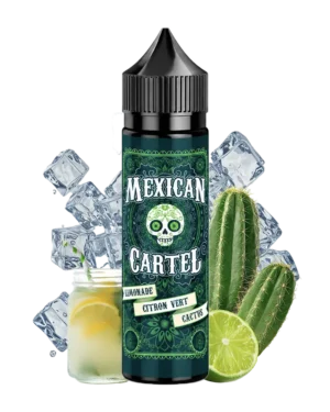 E-liquide Limonade Citron Vert Cactus Mexican Cartel 50 ml, limonade et jus de cactus en 50PG/50VG, prêt à booster