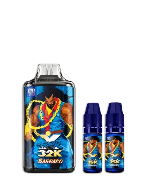 Puff Barrako 32K Fighter Fuel, rechargeable USB-C, menthe glaciale